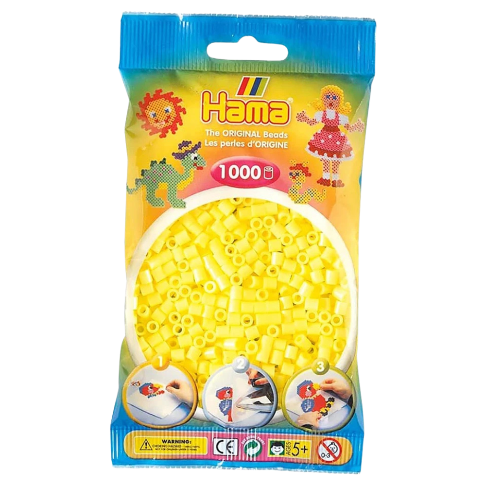 Hama Beads 1000 Midi Beads Refill Bags Assorted Colours Arts & Crafts Set Ages