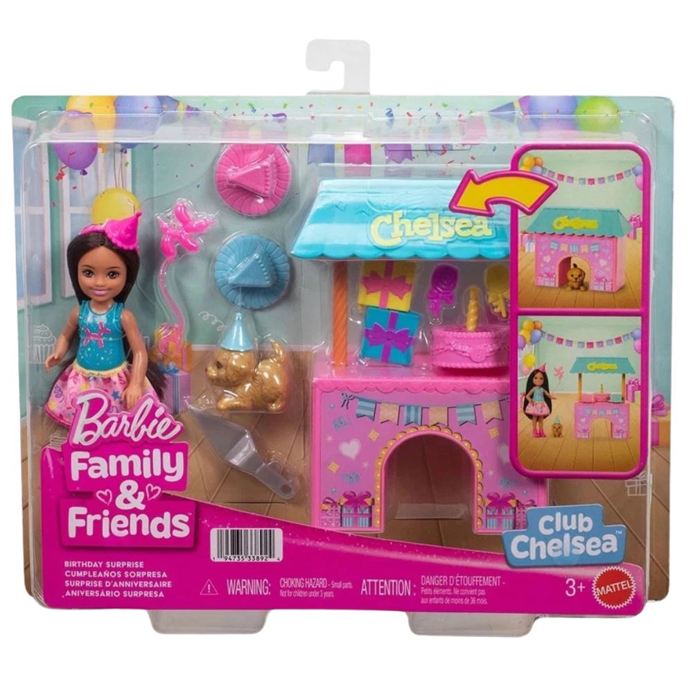 Barbie Chelsea Club Doll 14cm Mattel Mini Character Doll Toy or Play Set for Kids