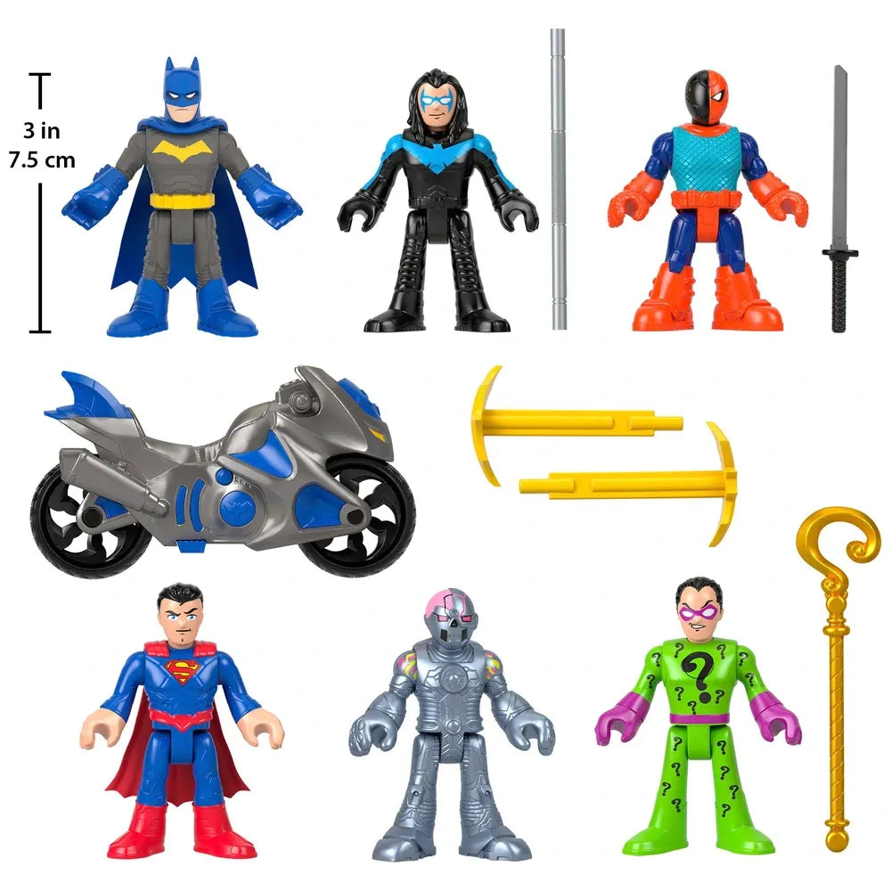 Fisher-Price Imaginext DC Super Friends Superhero Figure Set (6 Pack)