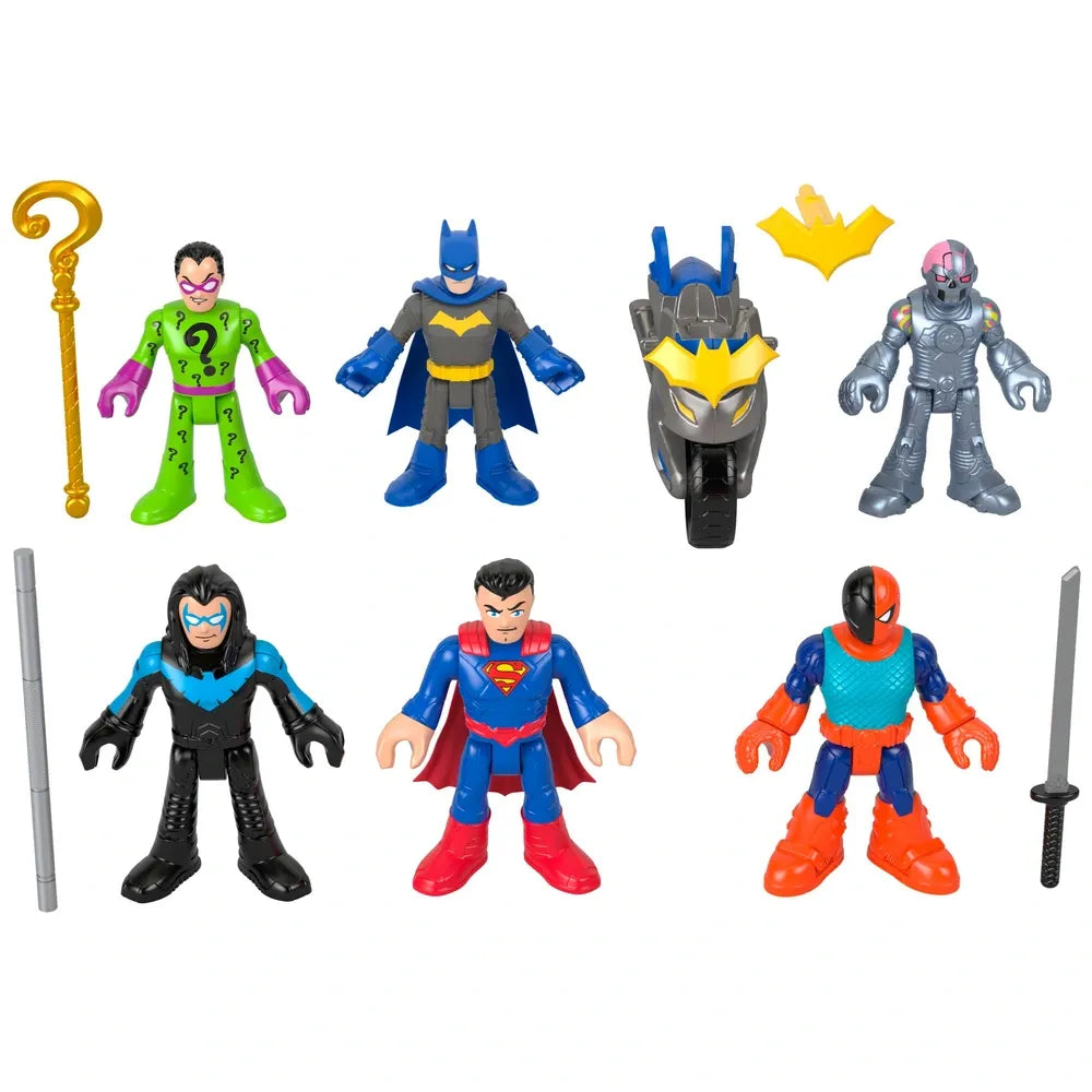Fisher-Price Imaginext DC Super Friends Superhero Figure Set (6 Pack)
