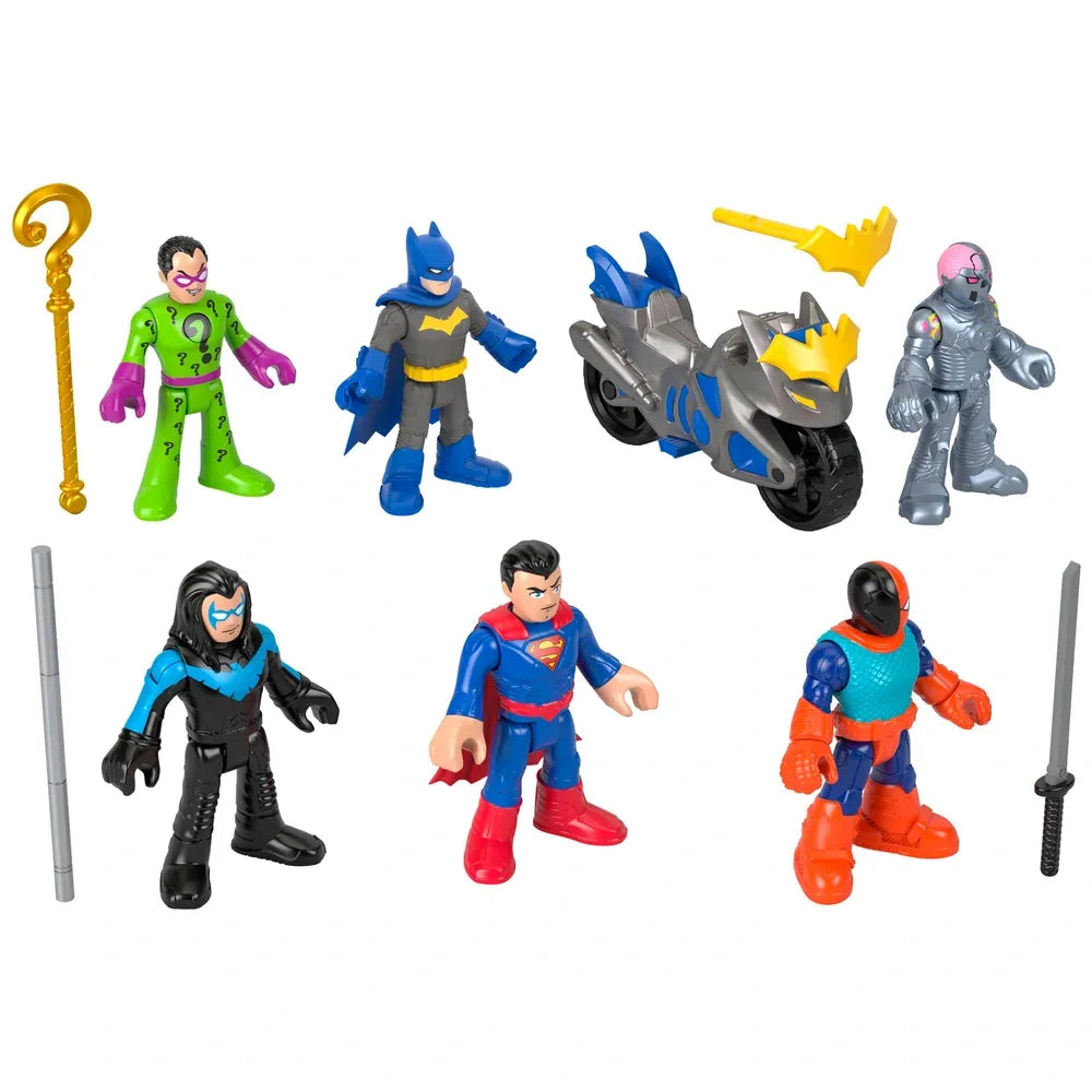 Fisher-Price Imaginext DC Super Friends Superhero Figure Set (6 Pack)