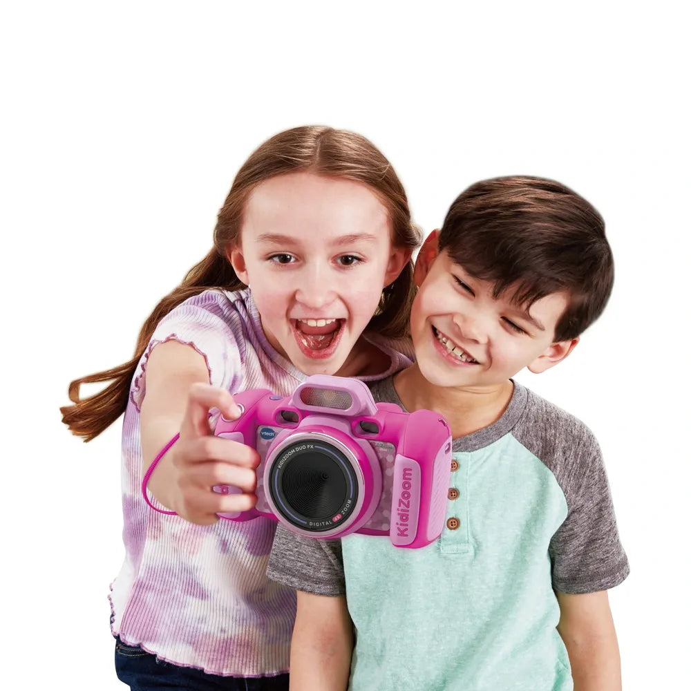 VTech KidiZoom Duo FX Camera in Pink – Kids’ Digital Camera with Fun Effects