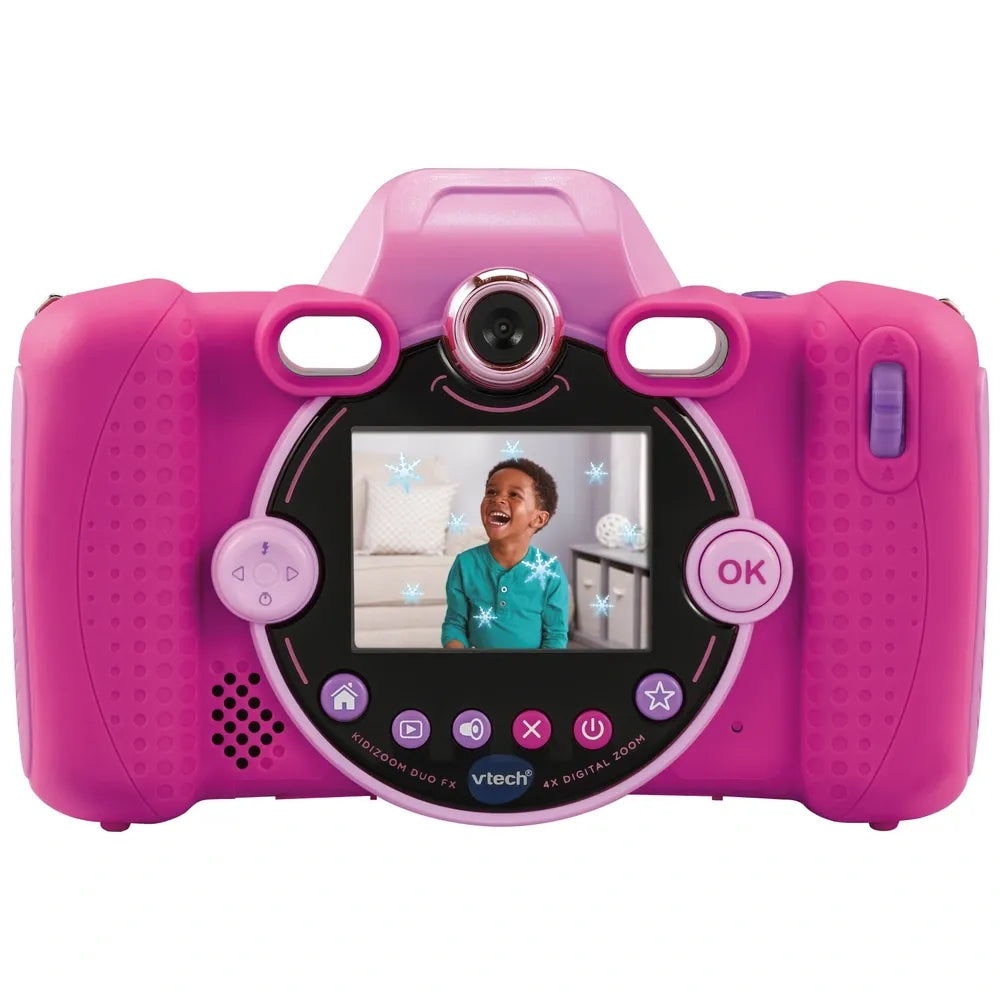 VTech KidiZoom Duo FX Camera in Pink – Kids’ Digital Camera with Fun Effects