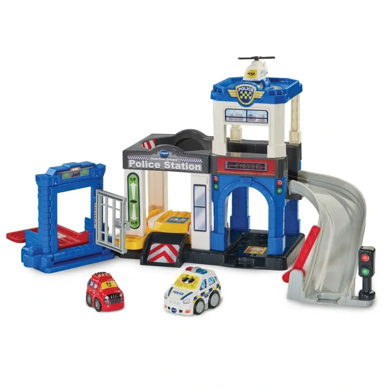 VTech Toot-Toot Drivers Police Station Toy Playset for Kids