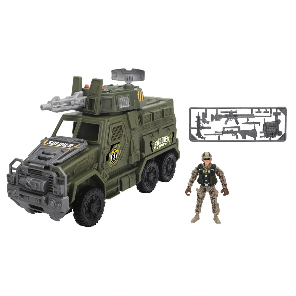Soldier Force Tactical Command Truck Action Playset with Lights & Sounds
