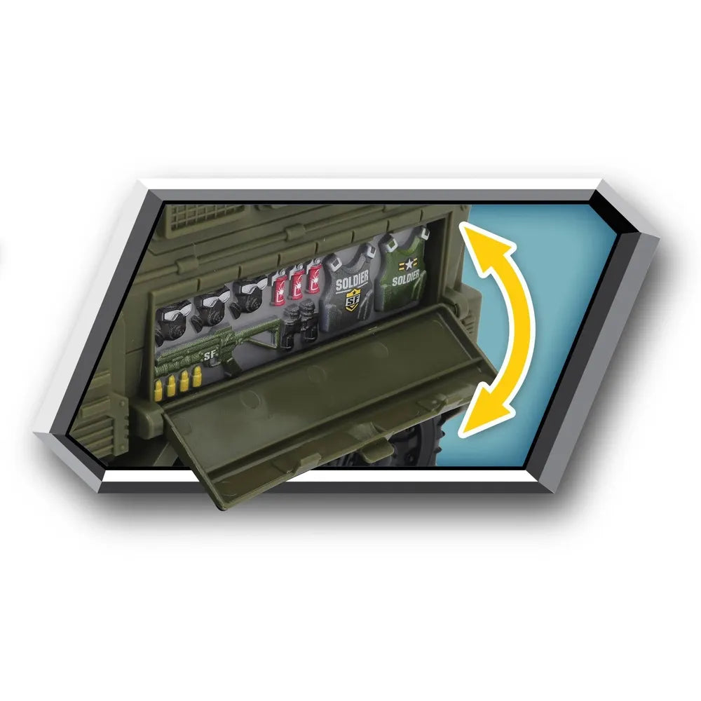 Soldier Force Tactical Command Truck Action Playset with Lights & Sounds