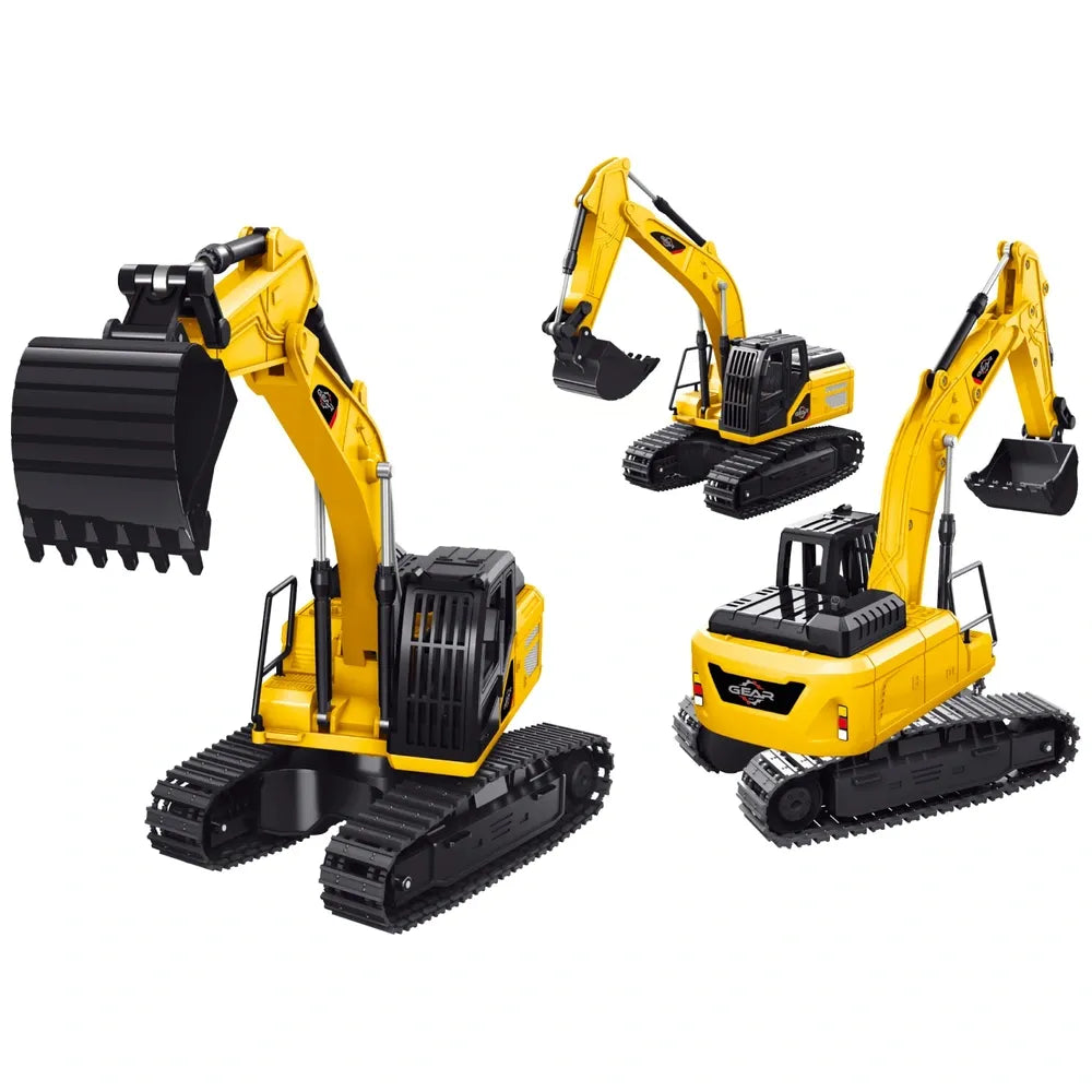 1:24 Scale Remote Control Construction Excavator Toy for Kids