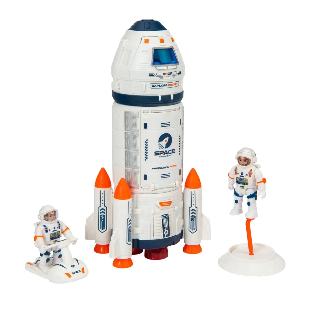 Space Rocket Capsule Playset – Includes Astronaut Figures