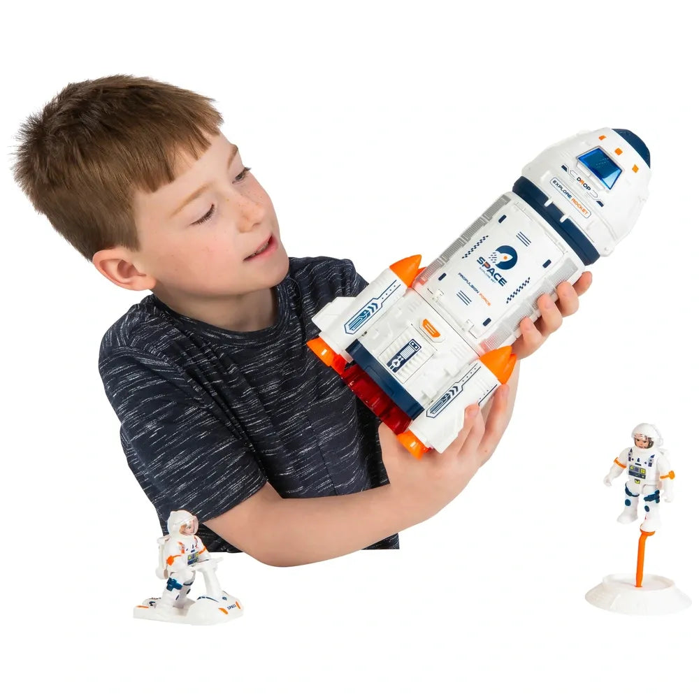 Space Rocket Capsule Playset – Includes Astronaut Figures