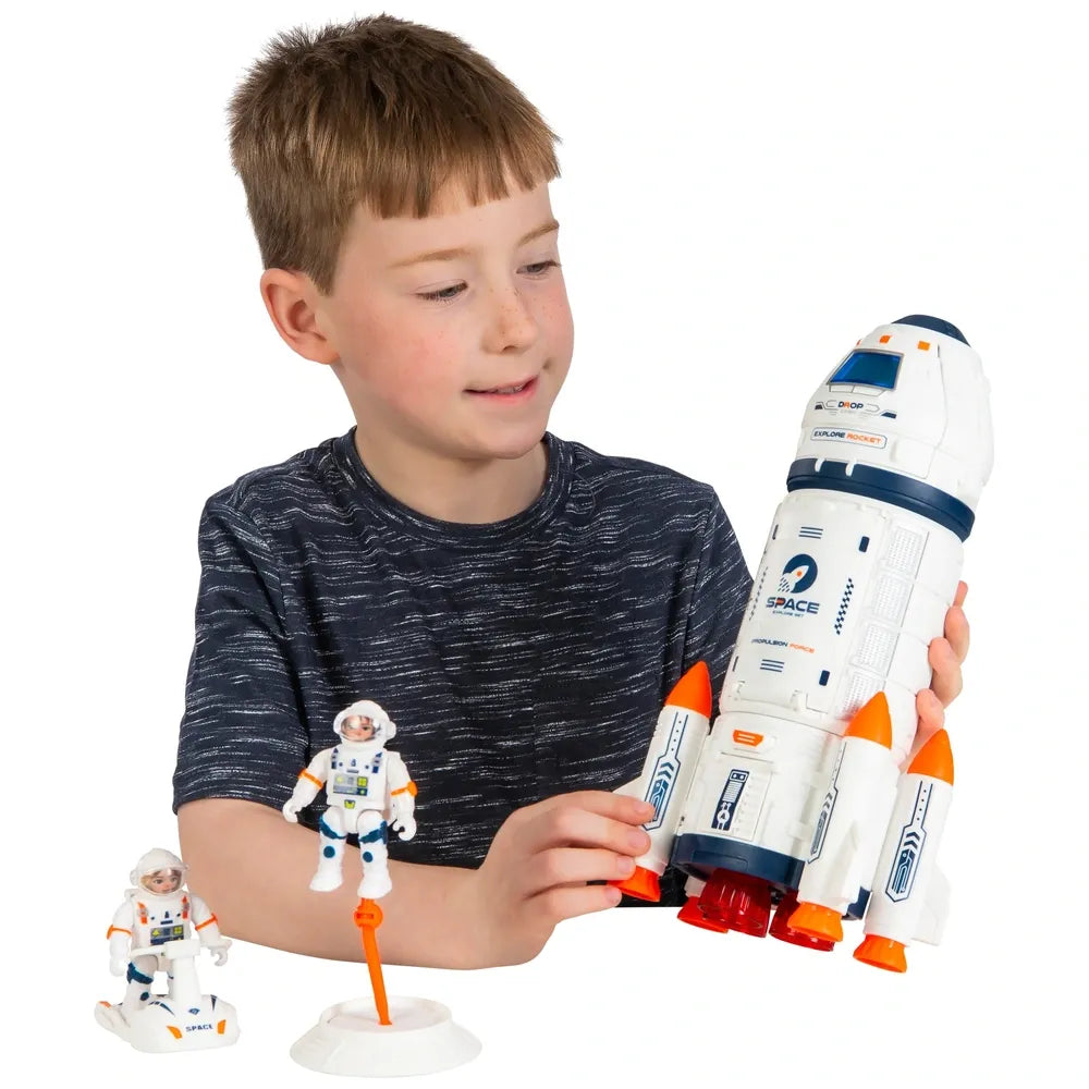 Space Rocket Capsule Playset – Includes Astronaut Figures
