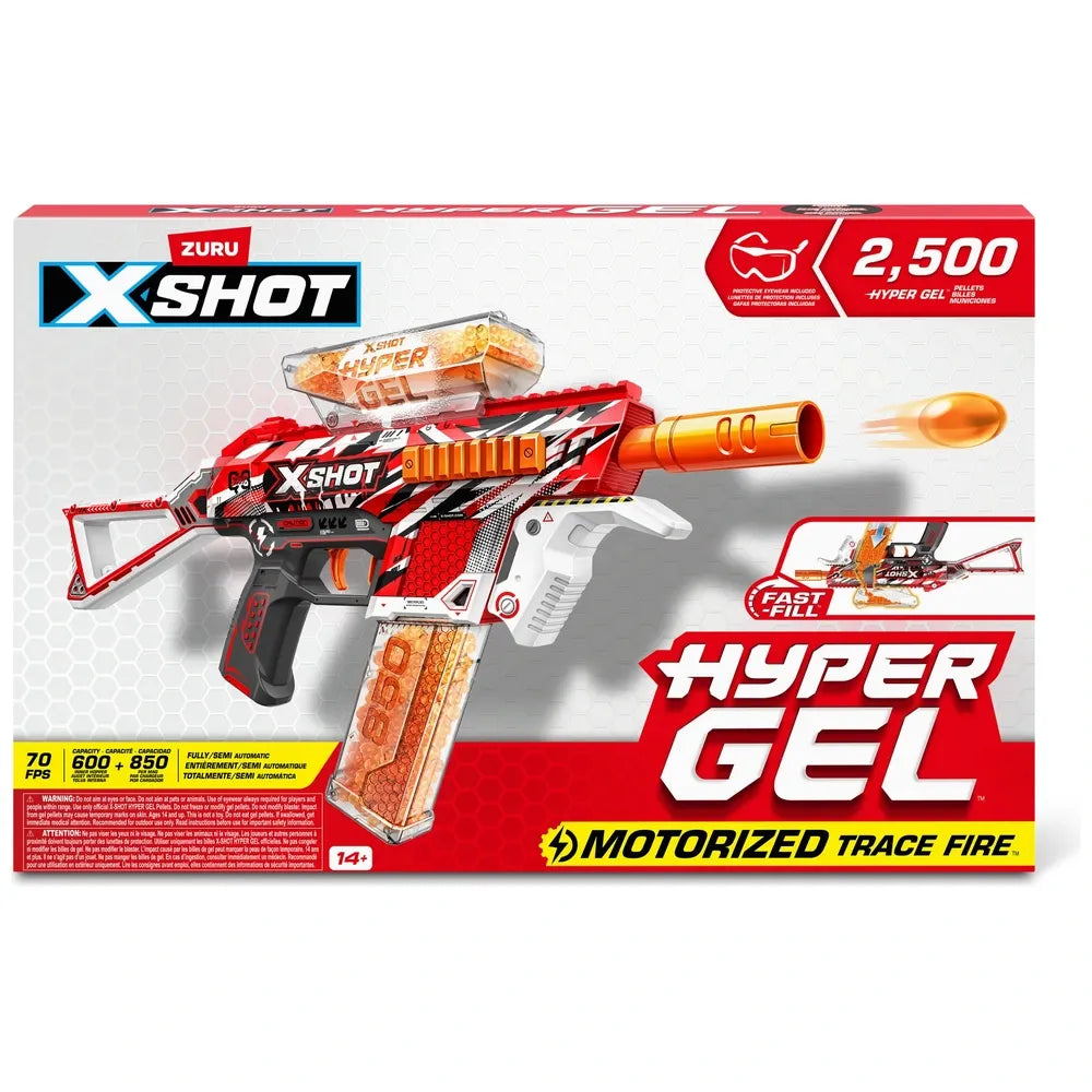 XSHOT by ZURU Hyper Gel Trace Fire Blaster Toy