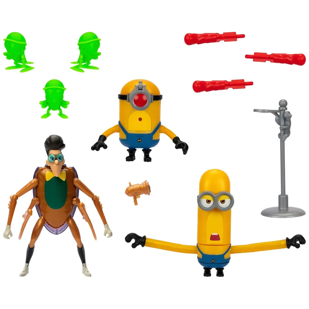 Despicable Me 4 Action Figure Multipack – Mega Minions vs Maxime Set