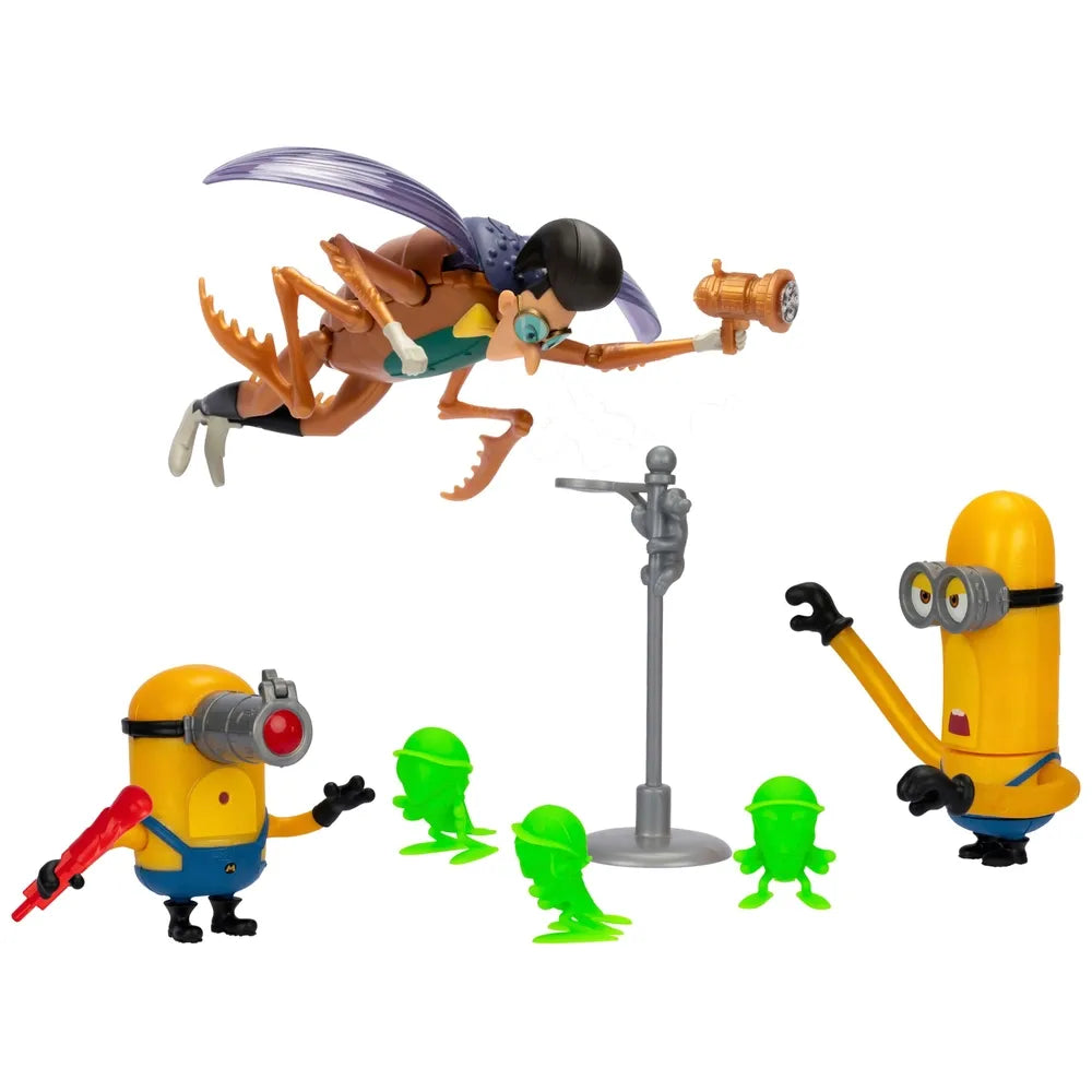Despicable Me 4 Action Figure Multipack – Mega Minions vs Maxime Set