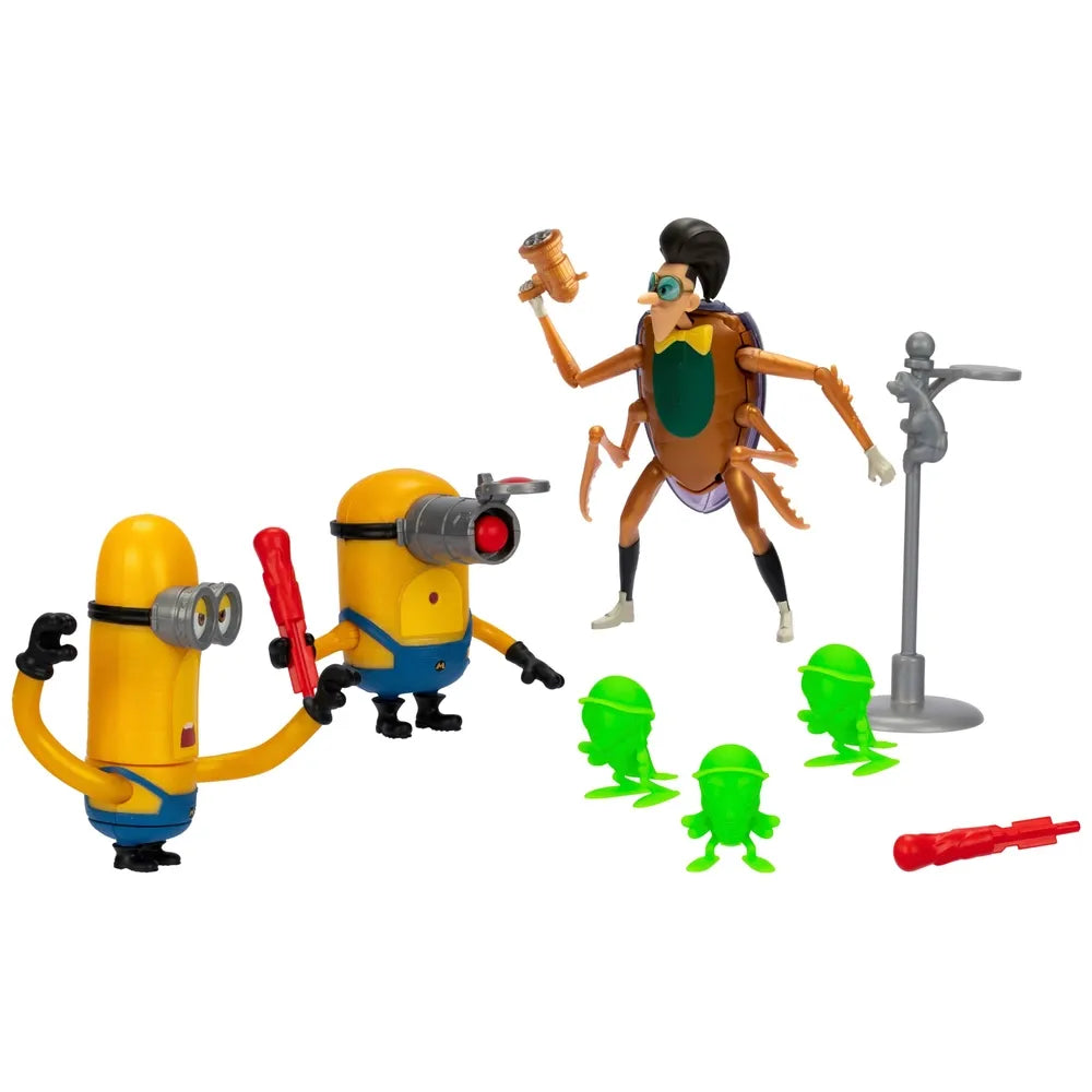 Despicable Me 4 Action Figure Multipack – Mega Minions vs Maxime Set