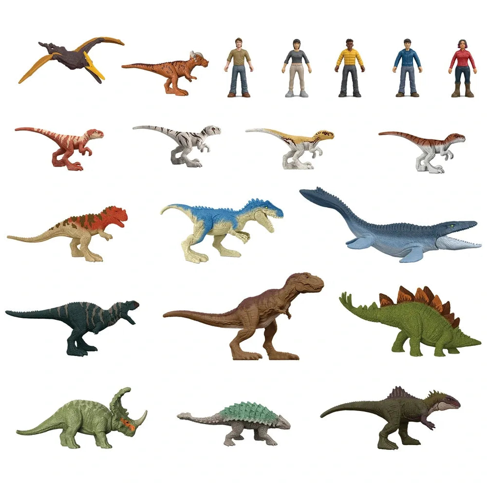 Jurassic World Chaos Theory 20-Pack Mini Figures Dinosaur Collectibles
