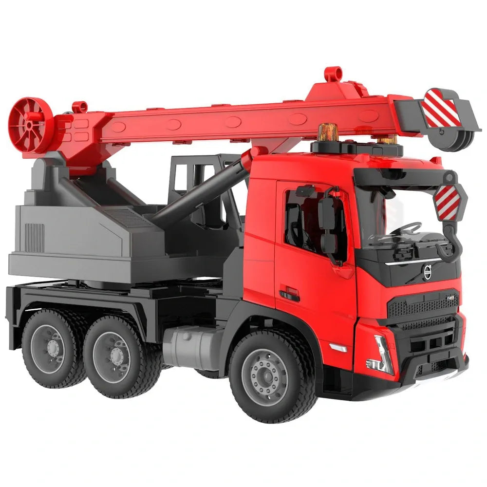 Volvo Manual Crane Truck 1:20 Scale Toy with Lights & Sounds