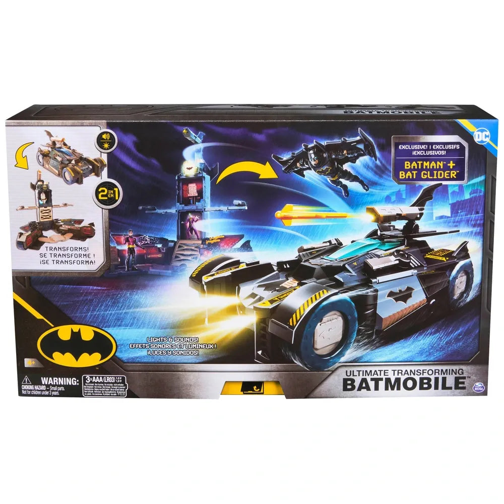 DC Batman Ultimate Transforming Batmobile 2-in-1 Playset