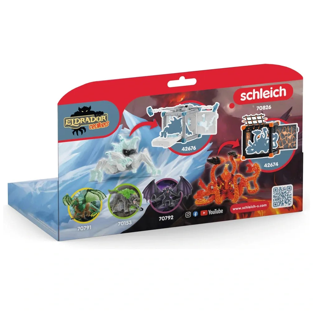 Schleich Eldrador 70826 Ice Bug vs Fire Kraken Battle Playset
