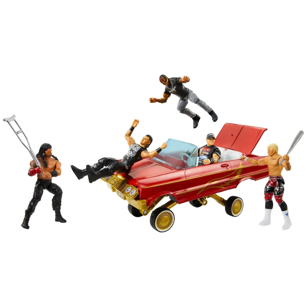 WWE Lucha Low Rider Vehicle Playset with Rey Mysterio Main Event Figure