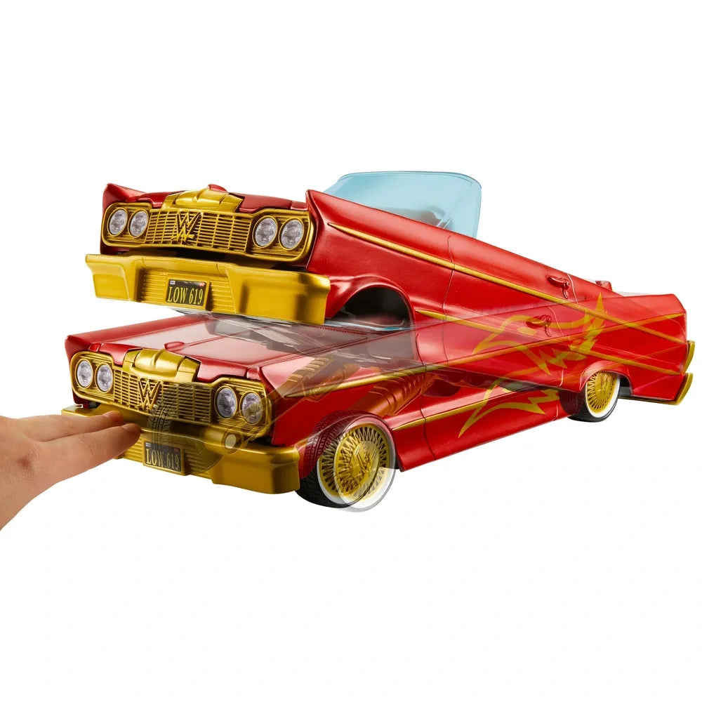 WWE Lucha Low Rider Vehicle Playset with Rey Mysterio Main Event Figure
