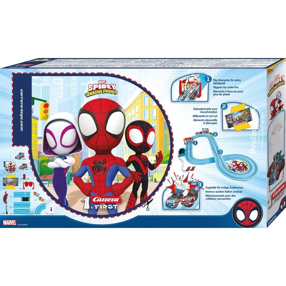 Carrera Spidey & Friends 2.9m Go Spidey Go Race Track Set for Kids