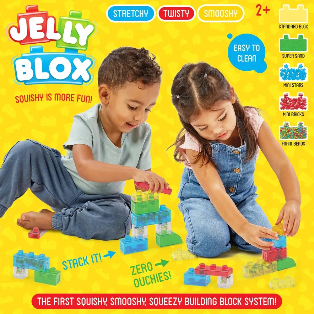 Jelly Blox Creative Kit for Kids Sensory Building Fun