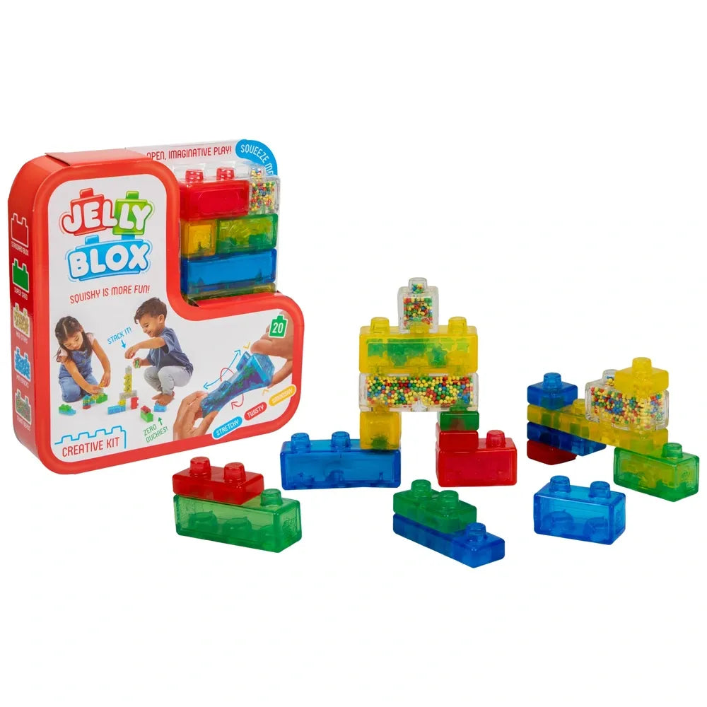 Jelly Blox Creative Kit for Kids Sensory Building Fun