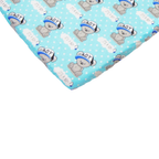 2x Fitted Sheets Compatible with Babylo You & Me Bedside Crib Stars Animals