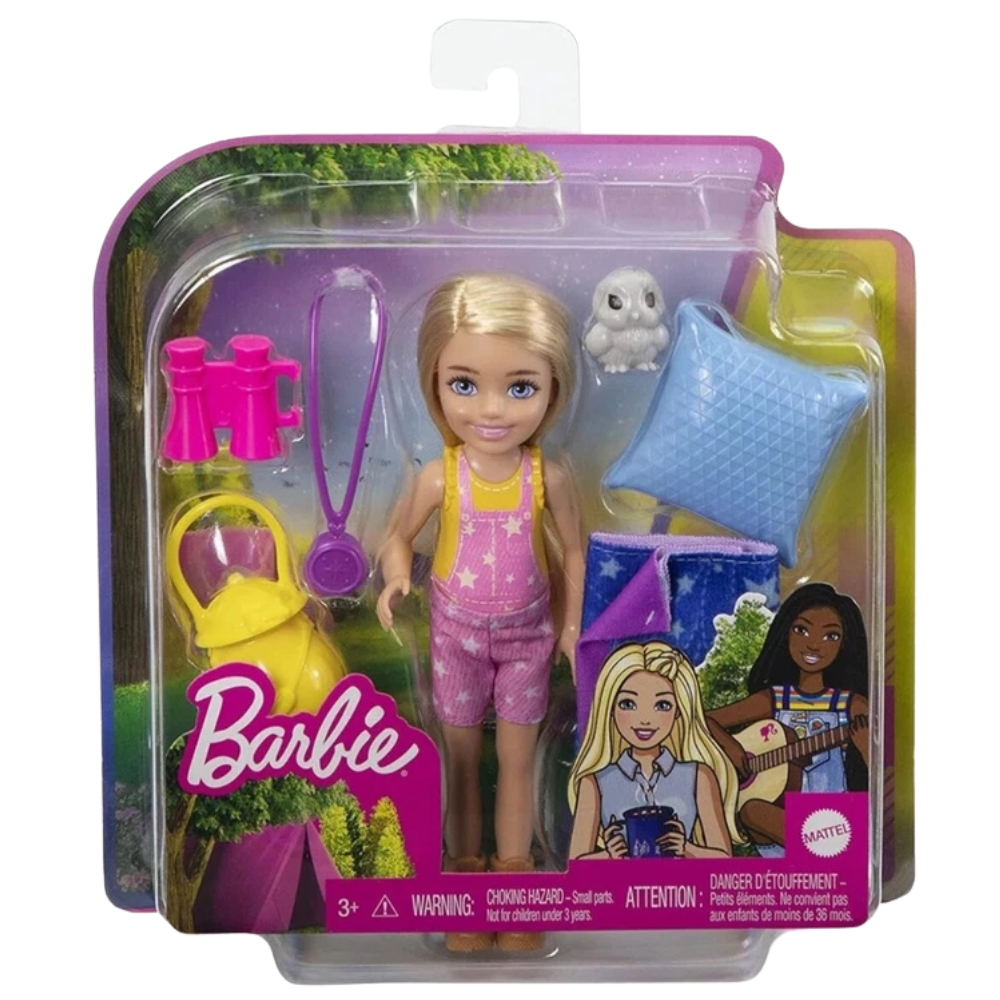 Barbie Chelsea Club Doll 14cm Mattel Mini Character Doll Toy or Play Set for Kids