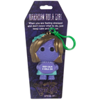 Voodoo Doll Keyring Stress Reliever Squishy Bag Charm Backpack Mascot Birthday Gift