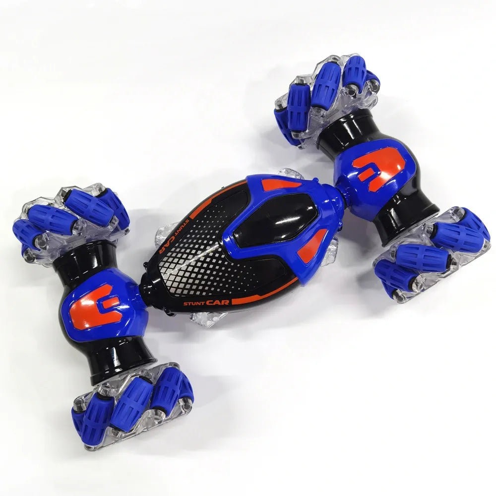 Remote Control Stunt Car with Lights – 360° Spins & Flips