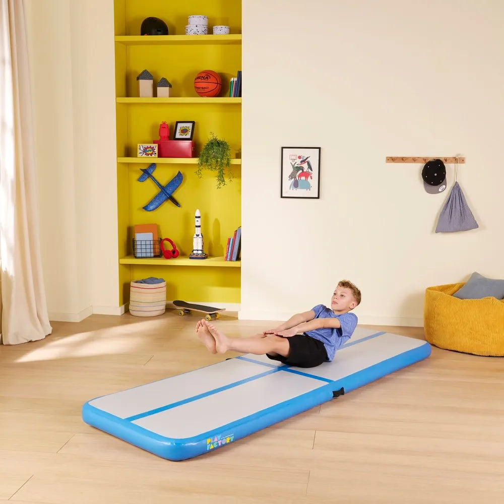 Play Factory Inflatable Air Track Mat – Gymnastics Training Pad