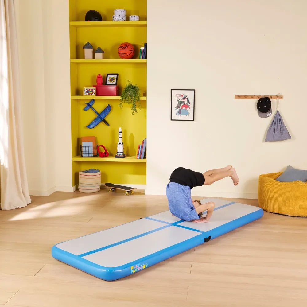 Play Factory Inflatable Air Track Mat – Gymnastics Training Pad