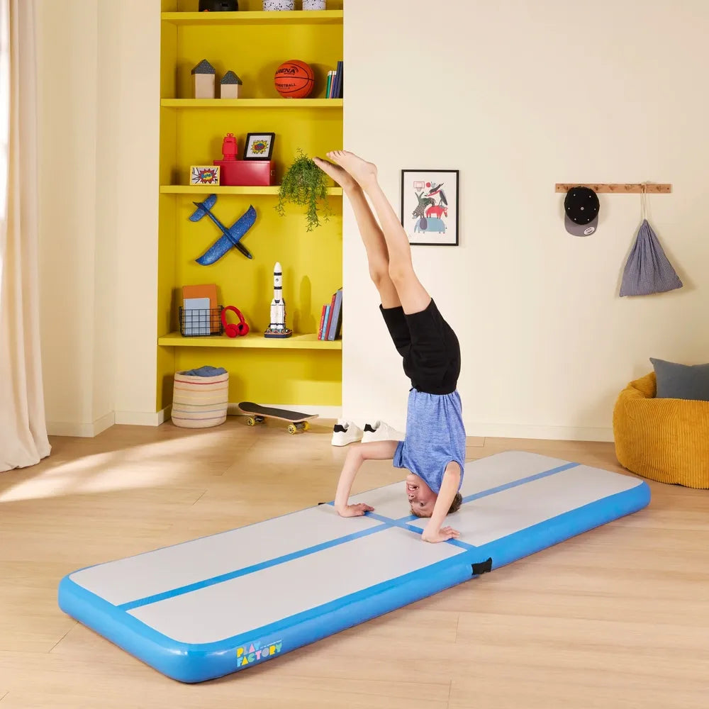 Play Factory Inflatable Air Track Mat – Gymnastics Training Pad
