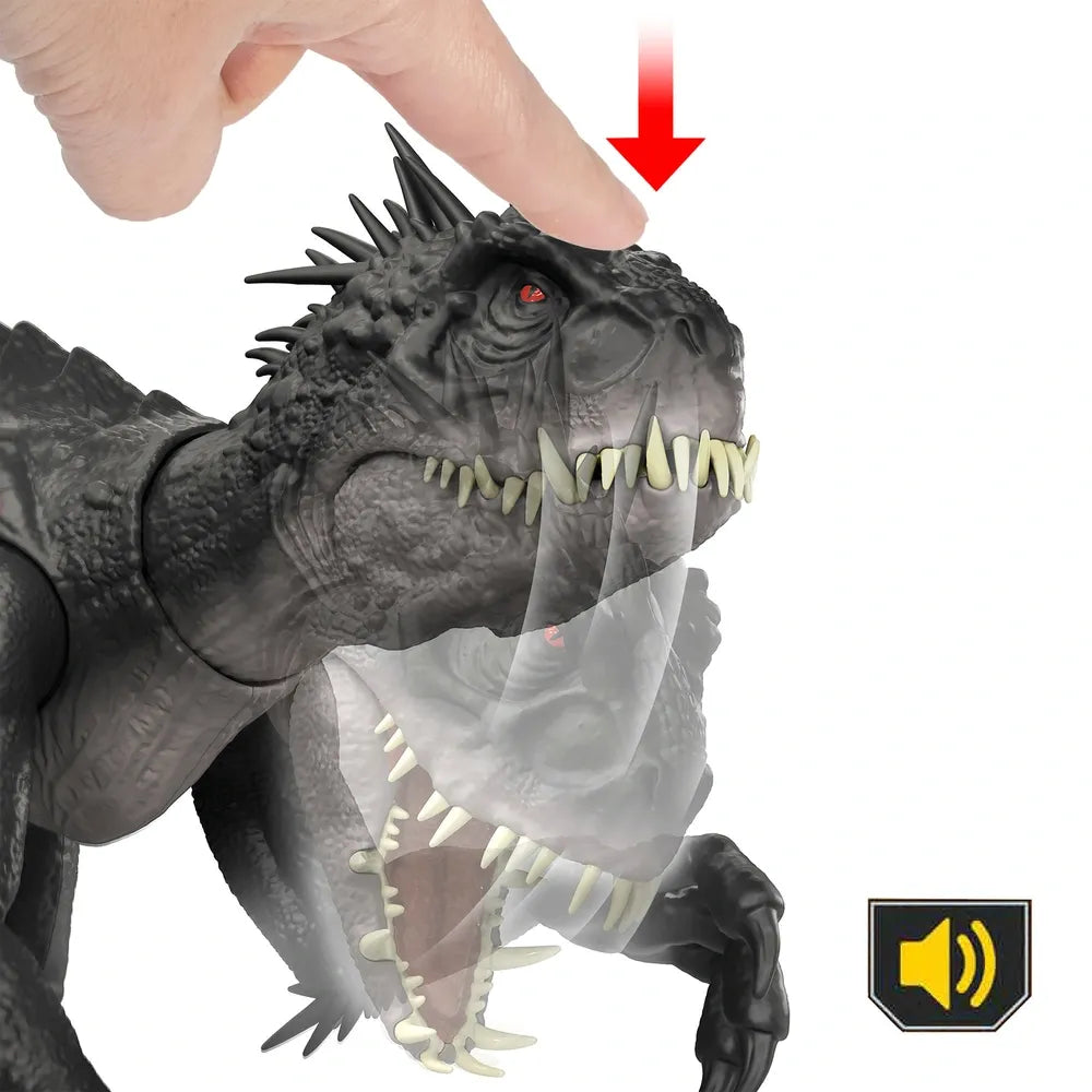 Jurassic World Ultimate Scorpios Rex Dinosaur Action Figure with Damage Effects