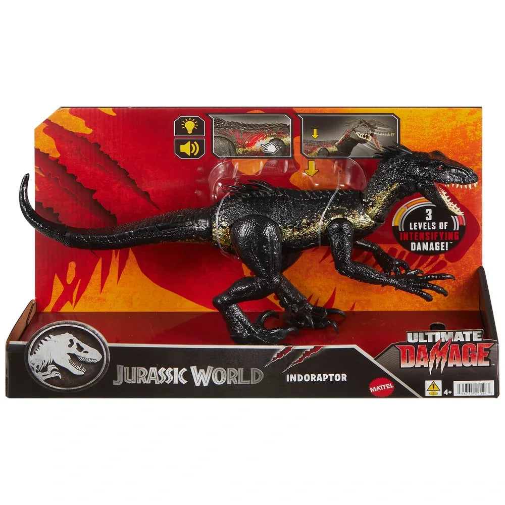 Jurassic World Indoraptor Ultimate Damage Dinosaur Action Figure for Kids