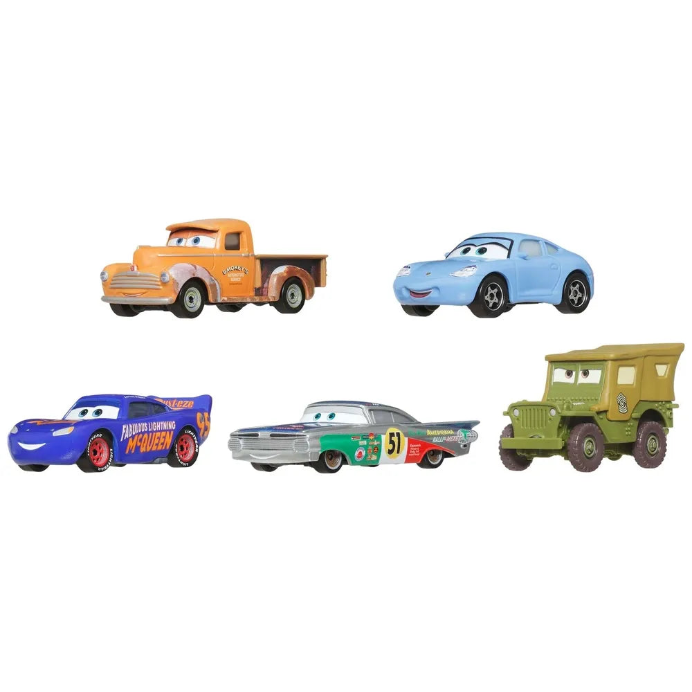 Disney Cars 5-Pack Die-Cast Cars 1:55 Training Day at Willy's Butte