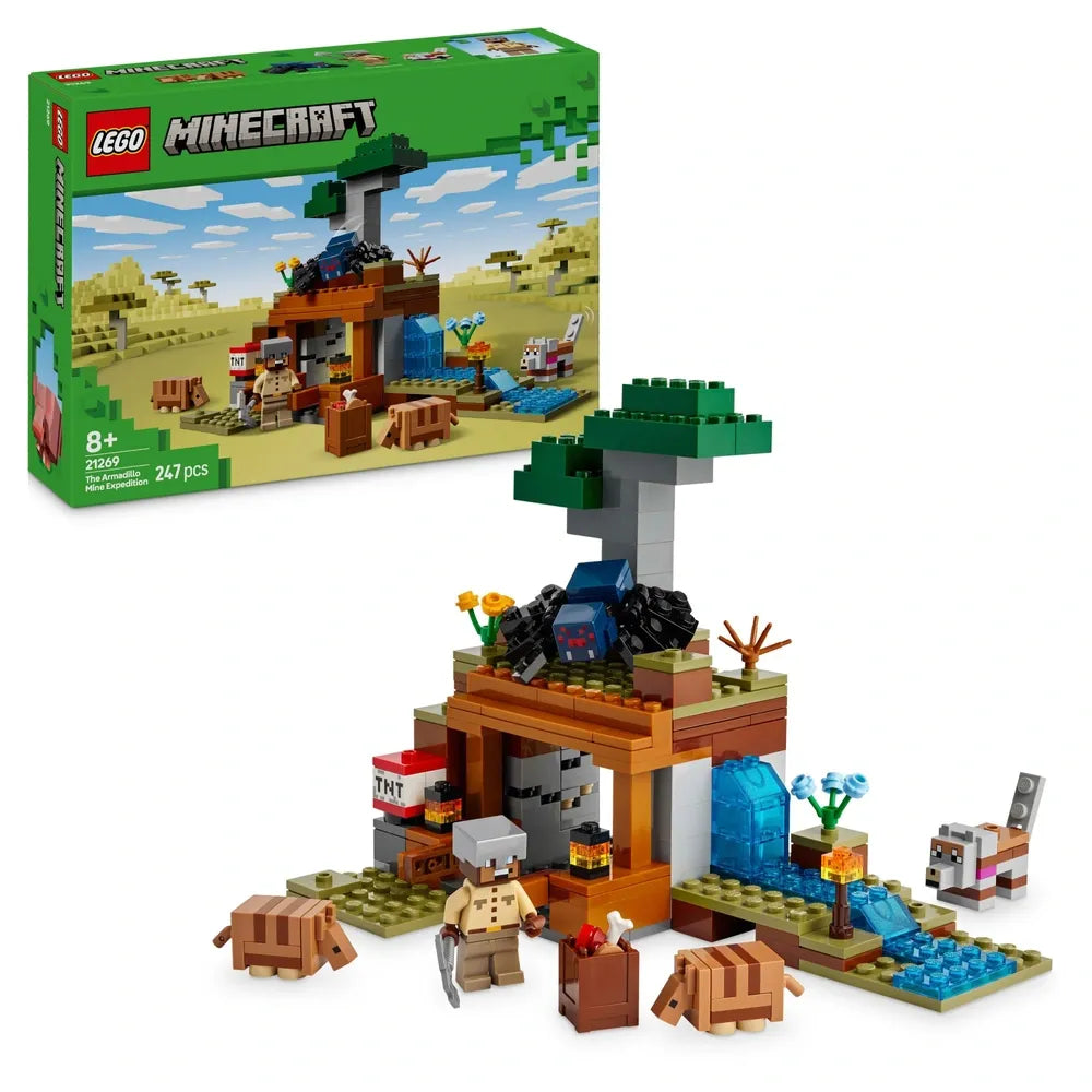 LEGO Minecraft Armadillo Mine Expedition Set 21269 Building Toy