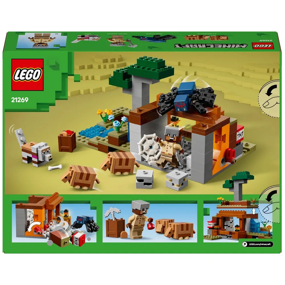 LEGO Minecraft Armadillo Mine Expedition Set 21269 Building Toy