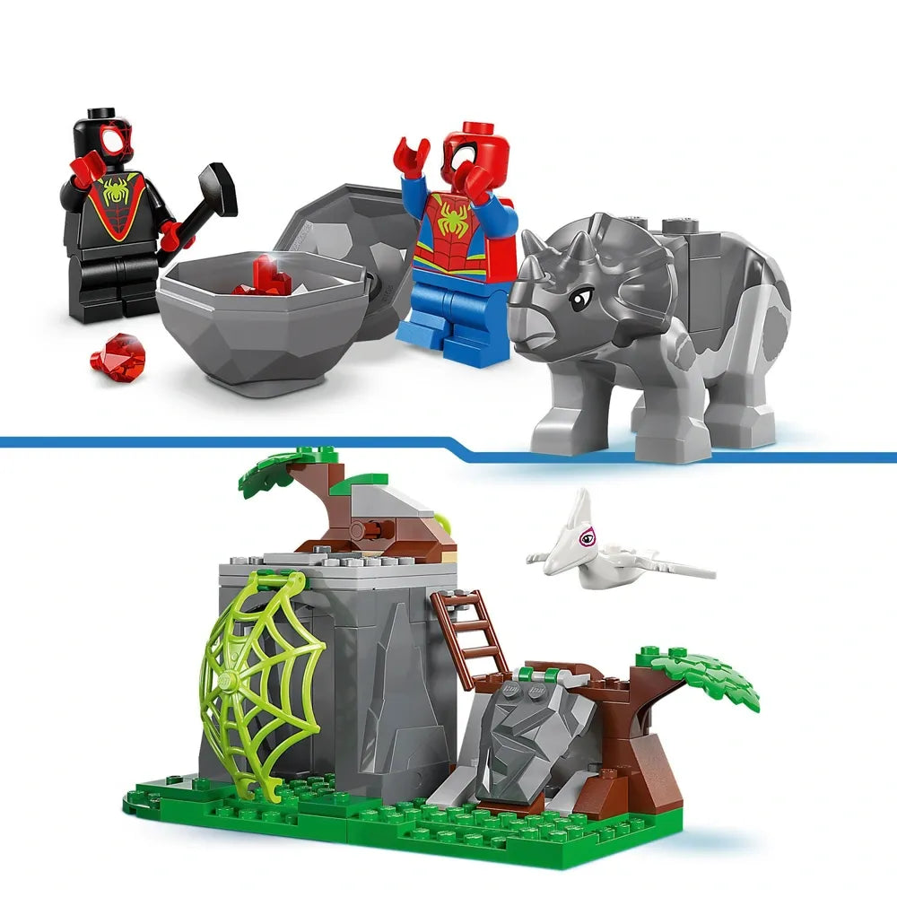 LEGO Marvel 11199 Spidey & Friends Dino Crawler Rescue Toy Set