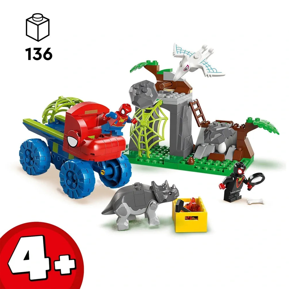 LEGO Marvel 11199 Spidey & Friends Dino Crawler Rescue Toy Set