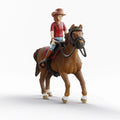 Schleich Horse Club Hannah & Cayenne Horse Set – Collectible Horse Figures