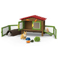 Schleich Farm World 42728 Rabbit Hutch – Realistic Animal Playset
