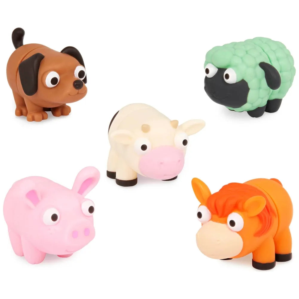 Battat Li'l Barn Buddies Farm Animals Toy – Mix & Match Fun