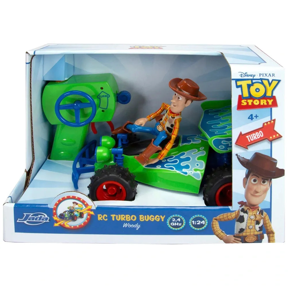 Toy Story Remote Control Turbo Buggy with Woody – 1:24 Scale