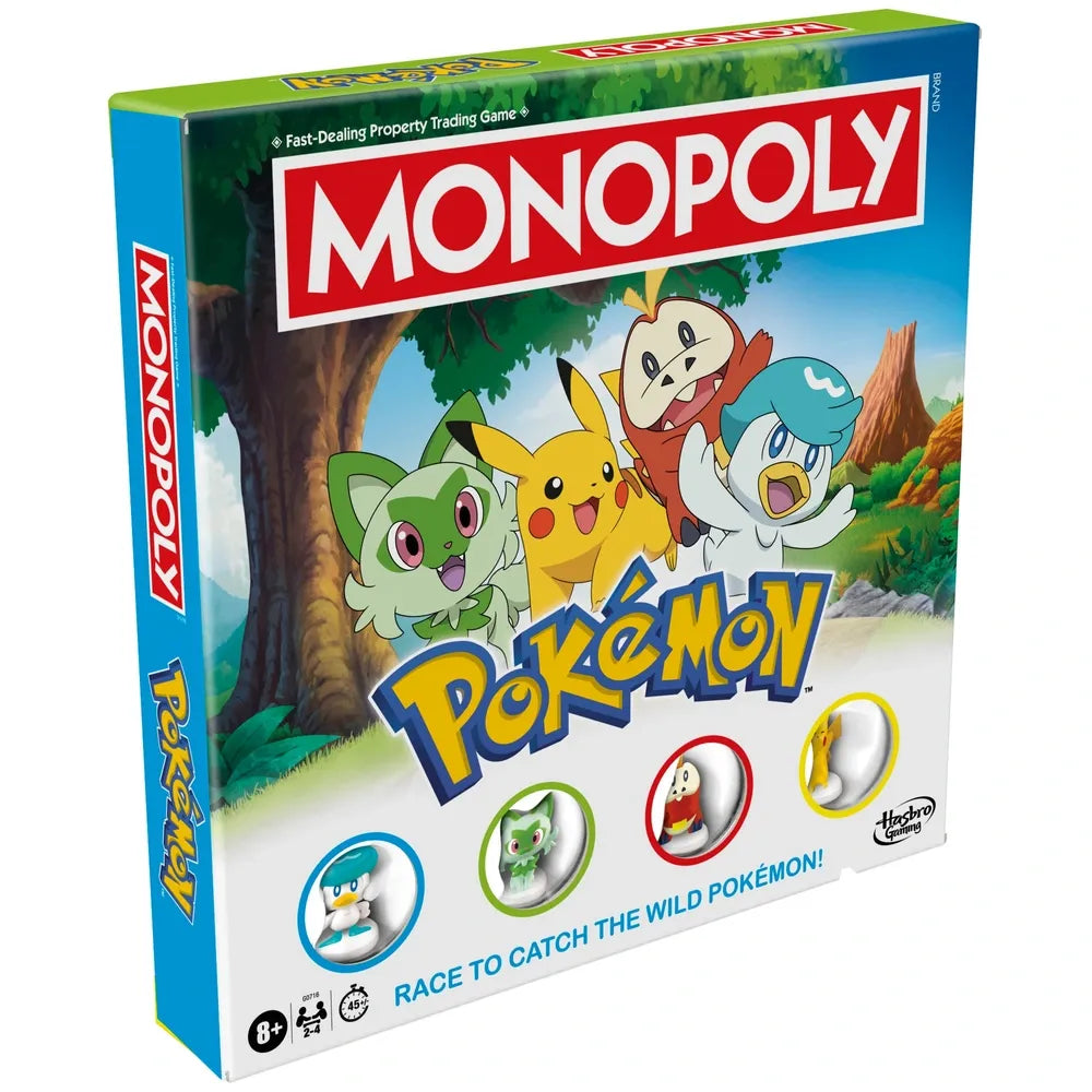 Monopoly Pokémon Edition – Fun Board Game for Kids & Fans