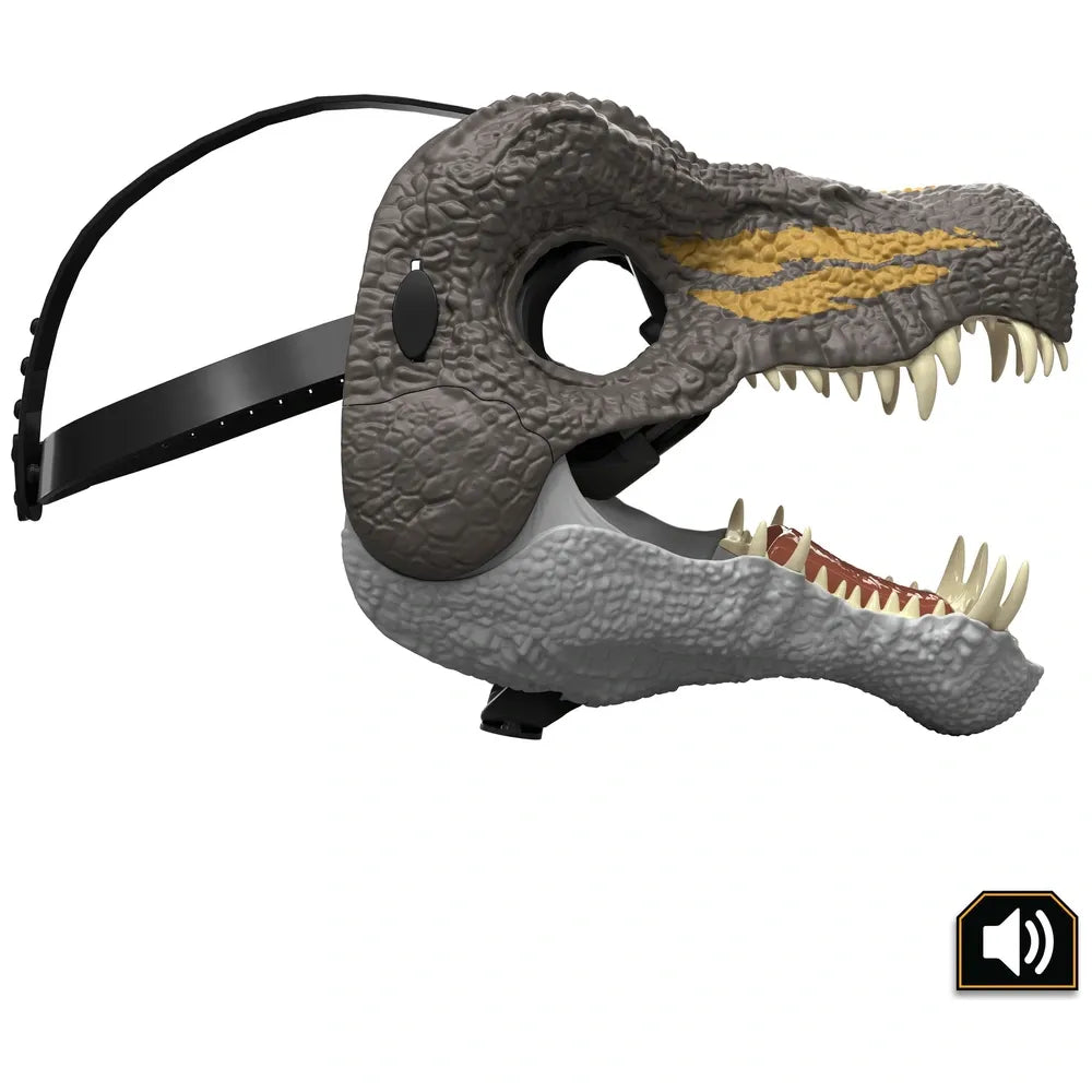 Jurassic World Rebirth Spinosaurus Mask – Roaring Dinosaur Costume Toy