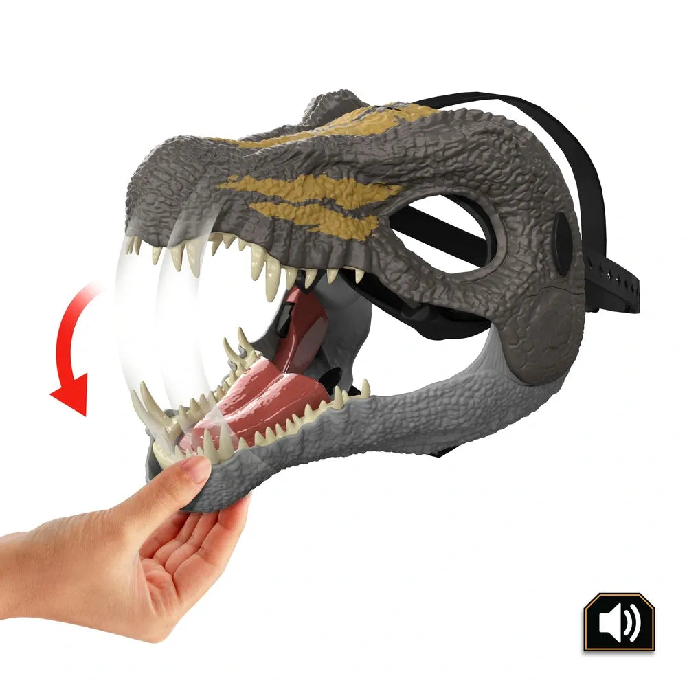 Jurassic World Rebirth Spinosaurus Mask – Roaring Dinosaur Costume Toy