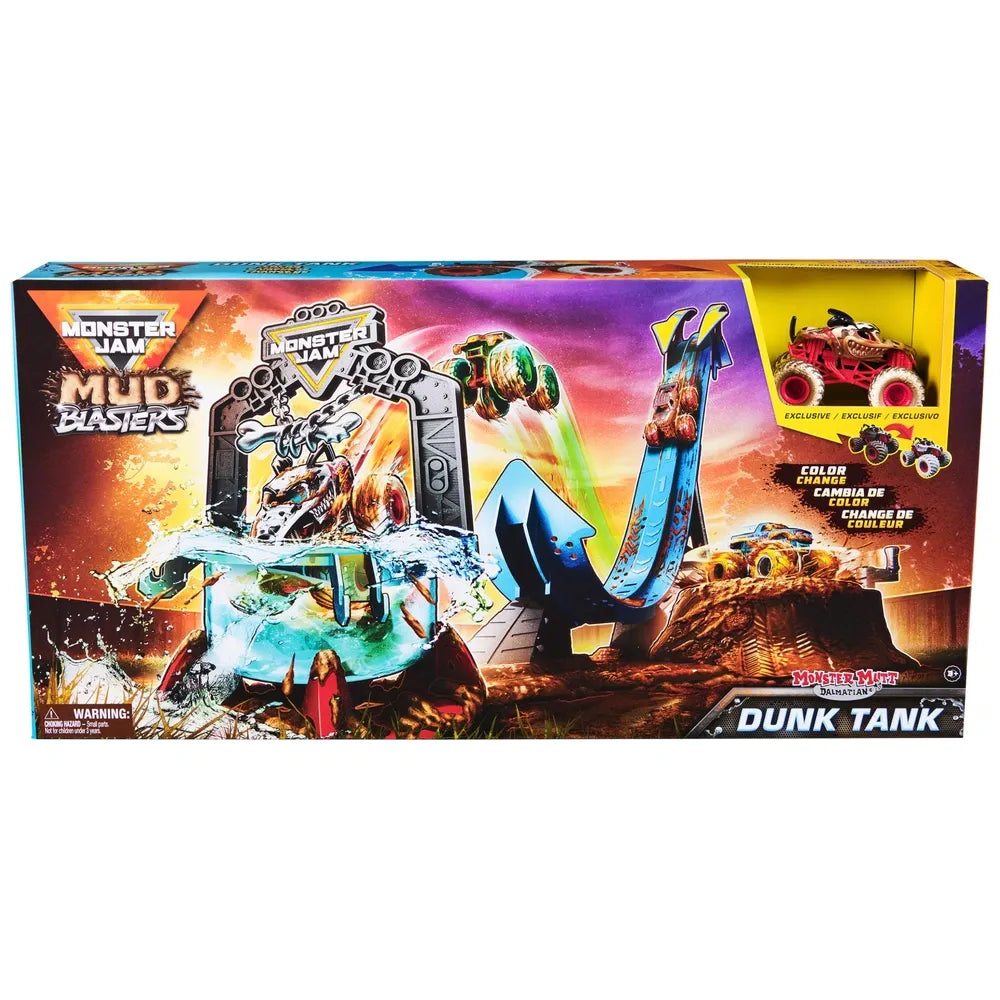 Monster Jam Mud Blasters Monster Truck Playset with Dunk Tank Action
