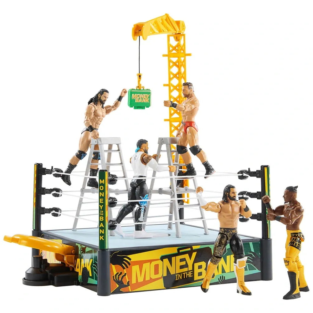 WWE Money In The Bank Cash-In Ring Playset – Wrestling Action Toy